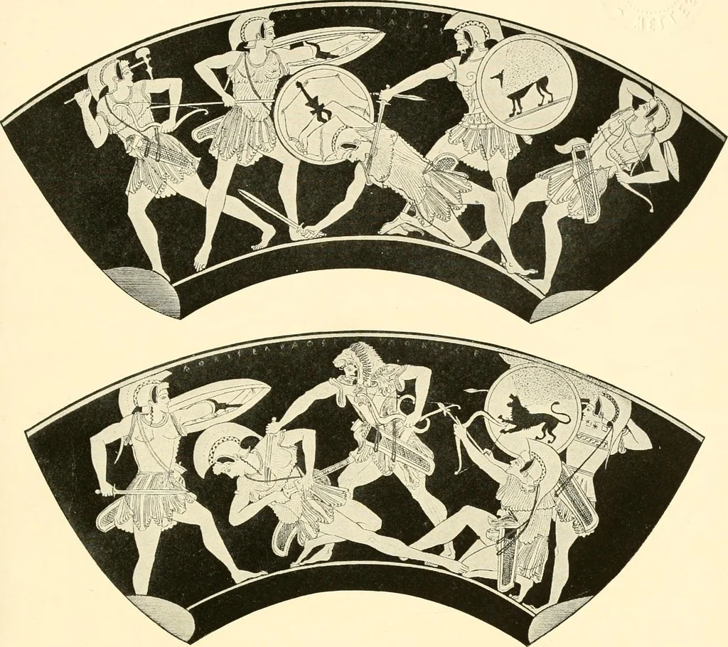 An illustration from A handbook of Attic red-figured vases signed by or attributed to the various masters of the sixth and fifth centuries B. C., 1919, leaf 261