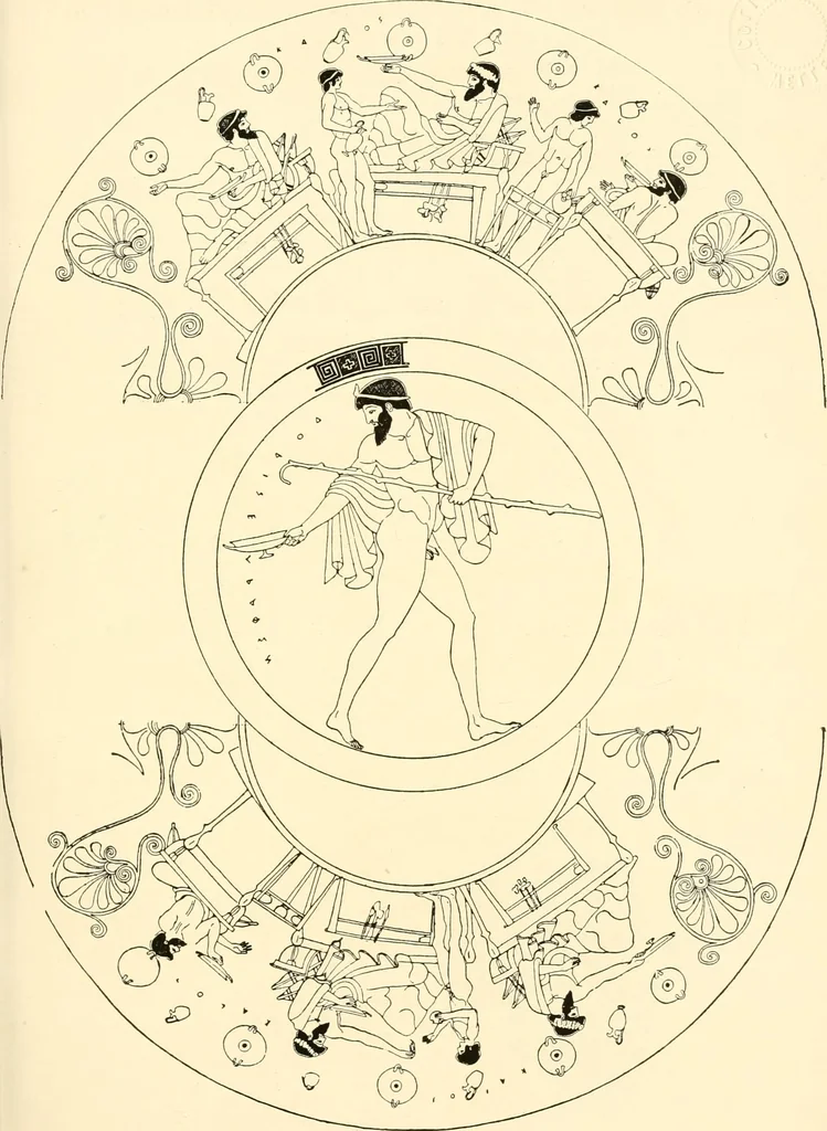 An illustration from A handbook of Attic red-figured vases signed by or attributed to the various masters of the sixth and fifth centuries B. C., 1919, leaf 269