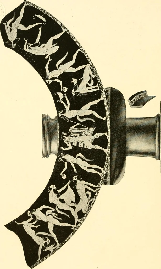 An illustration from A handbook of Attic red-figured vases signed by or attributed to the various masters of the sixth and fifth centuries B. C., 1919, leaf 270