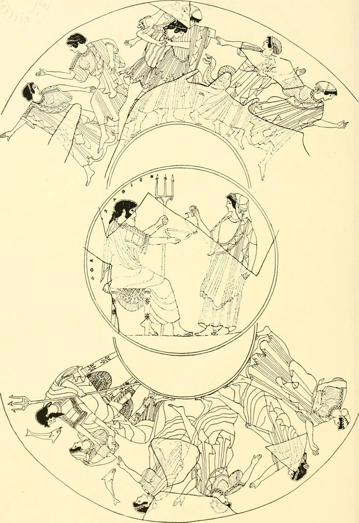 An illustration from A handbook of Attic red-figured vases signed by or attributed to the various masters of the sixth and fifth centuries B. C., 1919, leaf 274