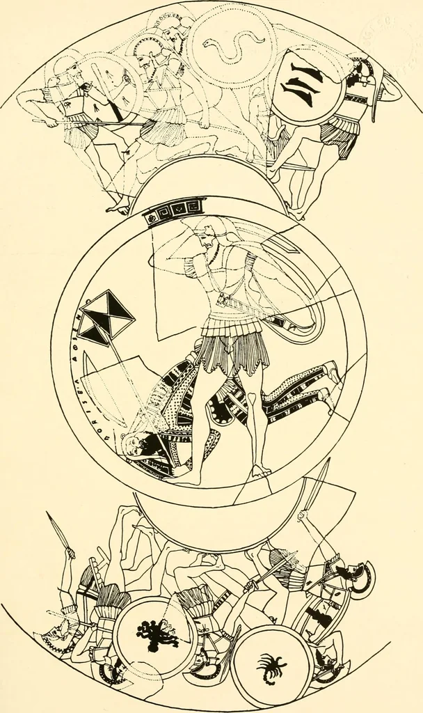 An illustration from A handbook of Attic red-figured vases signed by or attributed to the various masters of the sixth and fifth centuries B. C., 1919, leaf 277