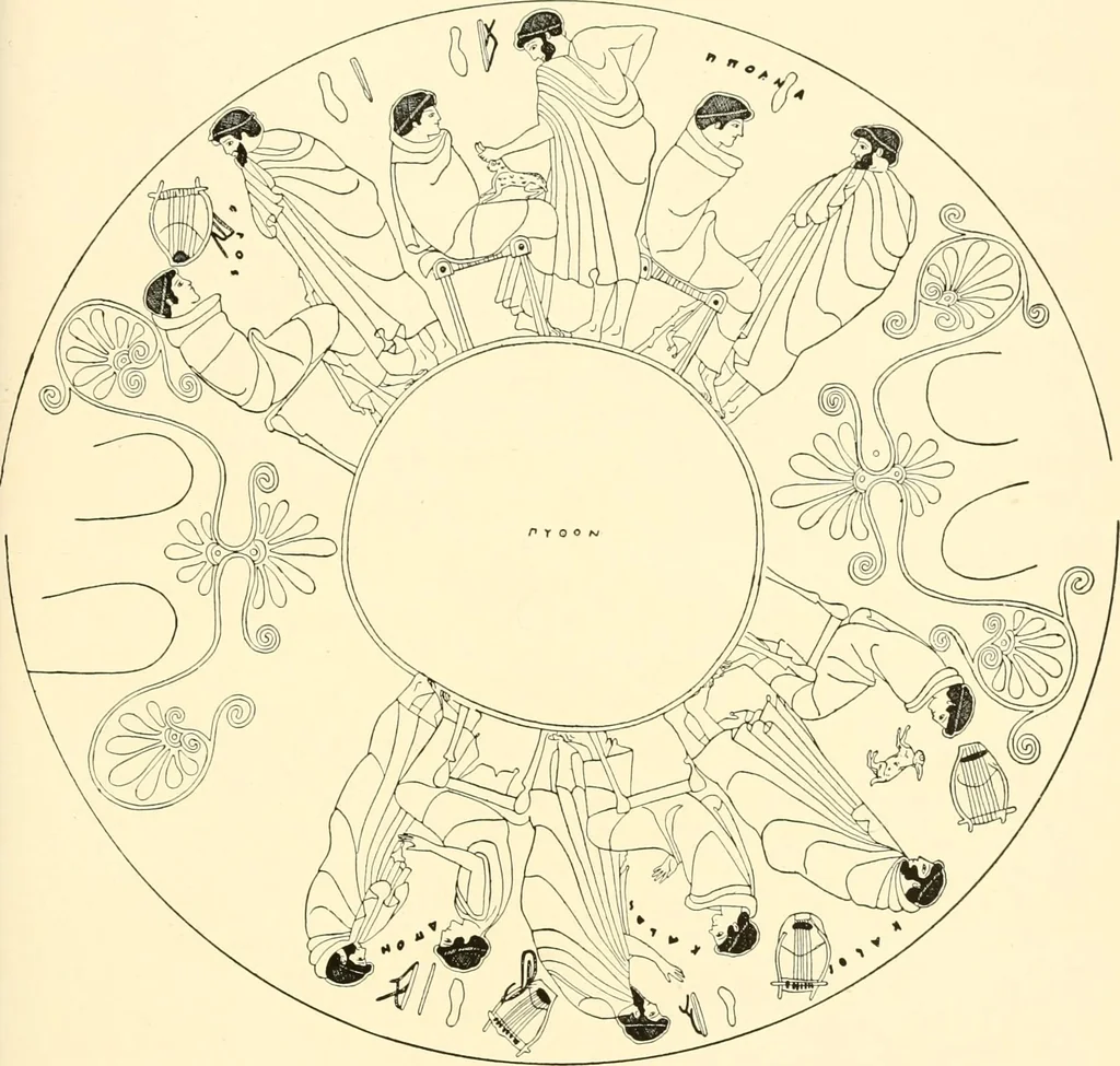 An illustration from A handbook of Attic red-figured vases signed by or attributed to the various masters of the sixth and fifth centuries B. C., 1919, leaf 285