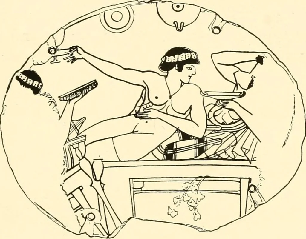 An illustration from A handbook of Attic red-figured vases signed by or attributed to the various masters of the sixth and fifth centuries B. C., 1919, leaf 289