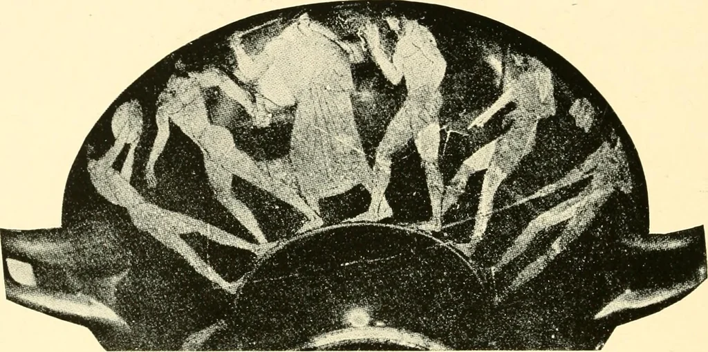 An illustration from A handbook of Attic red-figured vases signed by or attributed to the various masters of the sixth and fifth centuries B. C., 1919, leaf 290