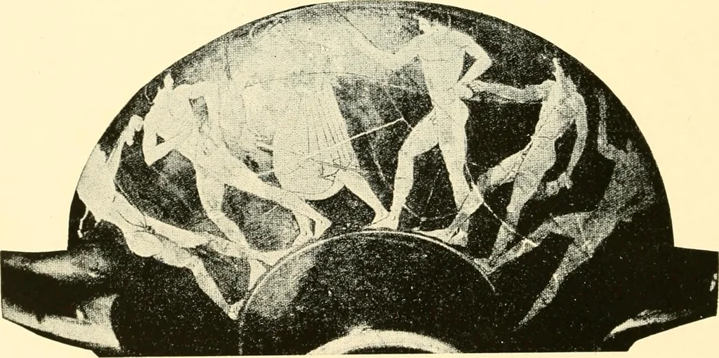 An illustration from A handbook of Attic red-figured vases signed by or attributed to the various masters of the sixth and fifth centuries B. C., 1919, leaf 290