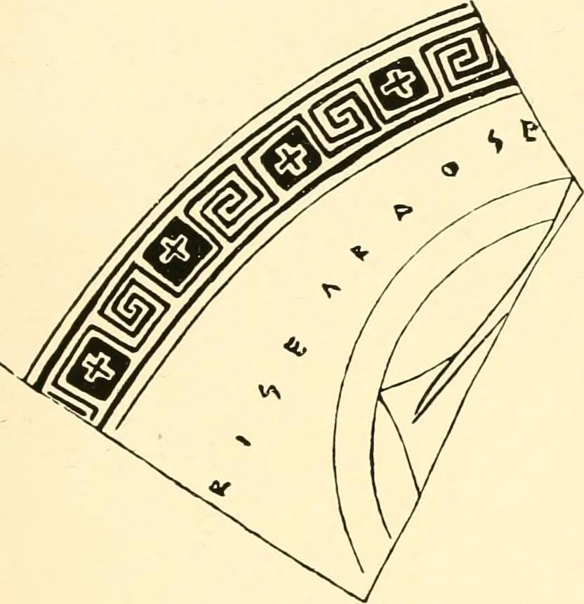 An illustration from A handbook of Attic red-figured vases signed by or attributed to the various masters of the sixth and fifth centuries B. C., 1919, leaf 293