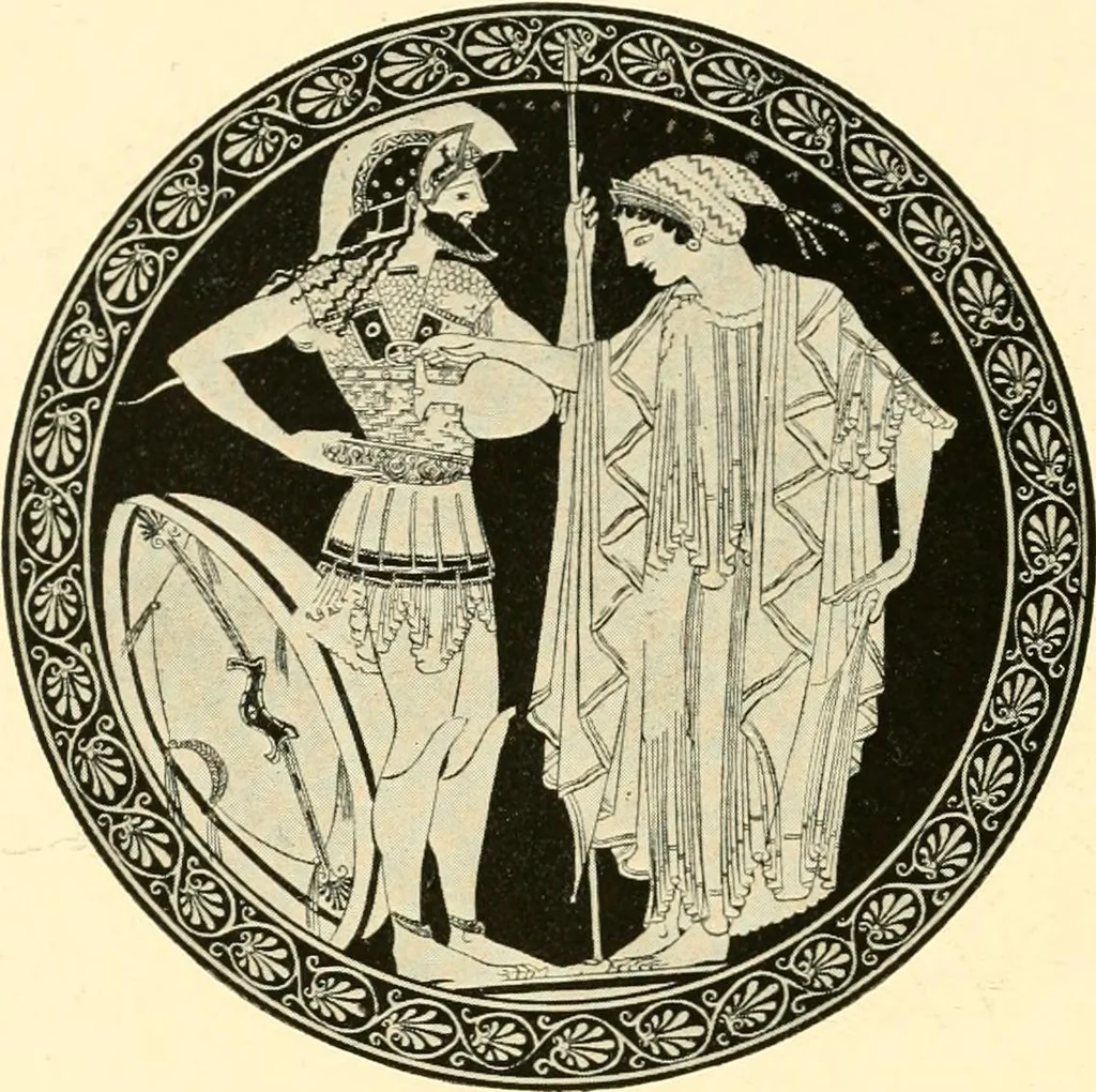 An illustration from A handbook of Attic red-figured vases signed by or attributed to the various masters of the sixth and fifth centuries B. C., 1919, leaf 294