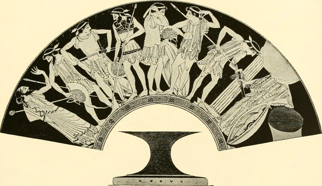 An illustration from A handbook of Attic red-figured vases signed by or attributed to the various masters of the sixth and fifth centuries B. C., 1919, leaf 295