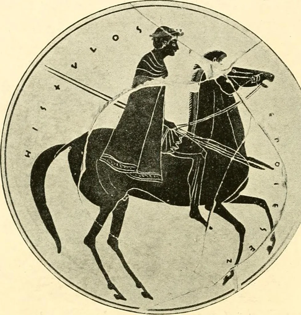 An illustration from A handbook of Attic red-figured vases signed by or attributed to the various masters of the sixth and fifth centuries B. C., 1919, leaf 336