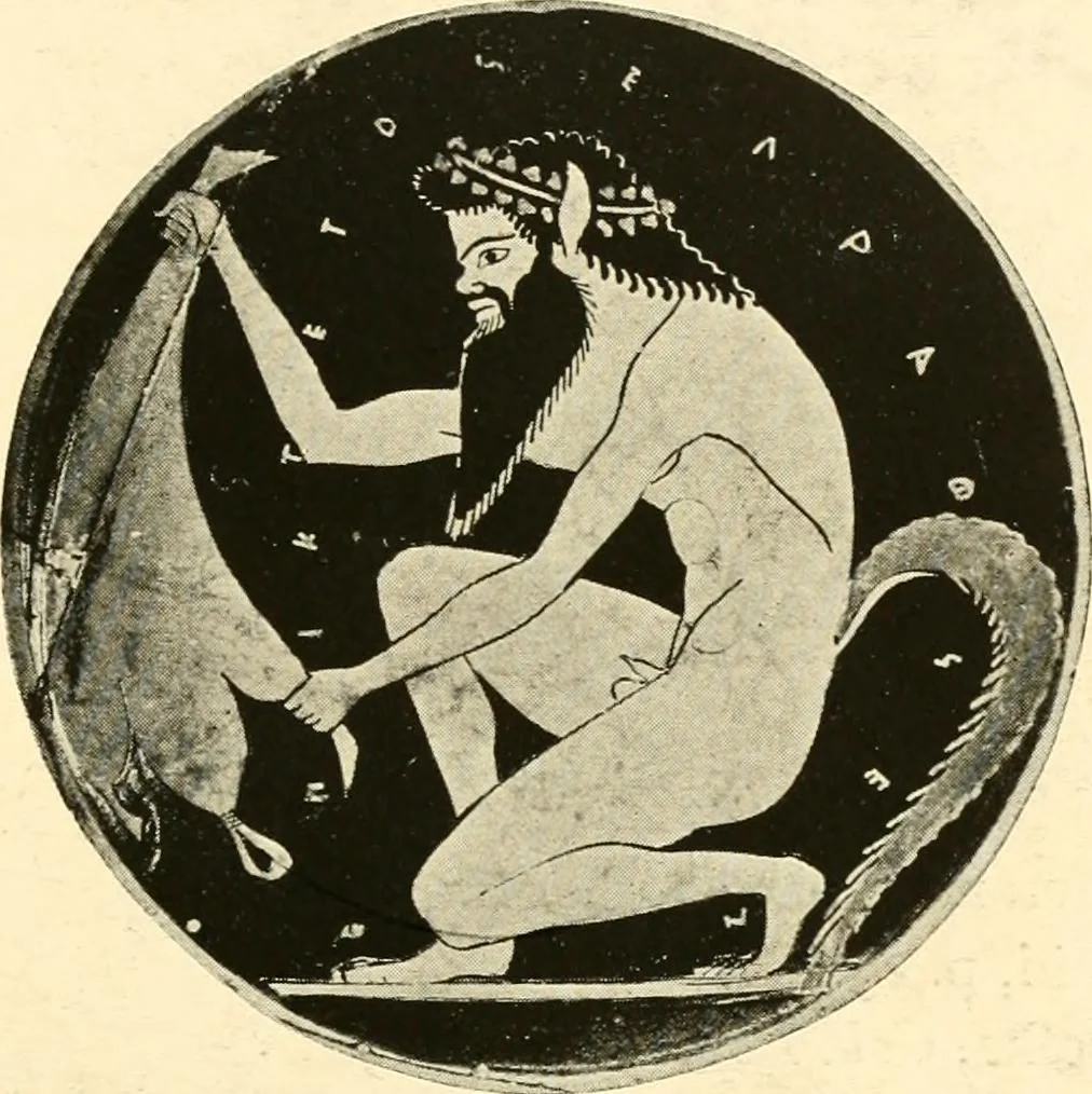 An illustration from A handbook of Attic red-figured vases signed by or attributed to the various masters of the sixth and fifth centuries B. C., 1919, leaf 337