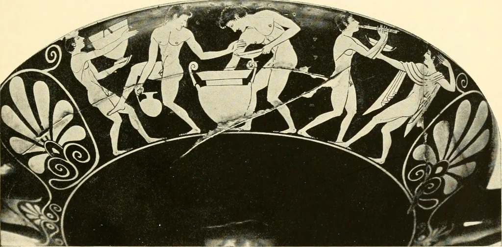 An illustration from A handbook of Attic red-figured vases signed by or attributed to the various masters of the sixth and fifth centuries B. C., 1919, leaf 339
