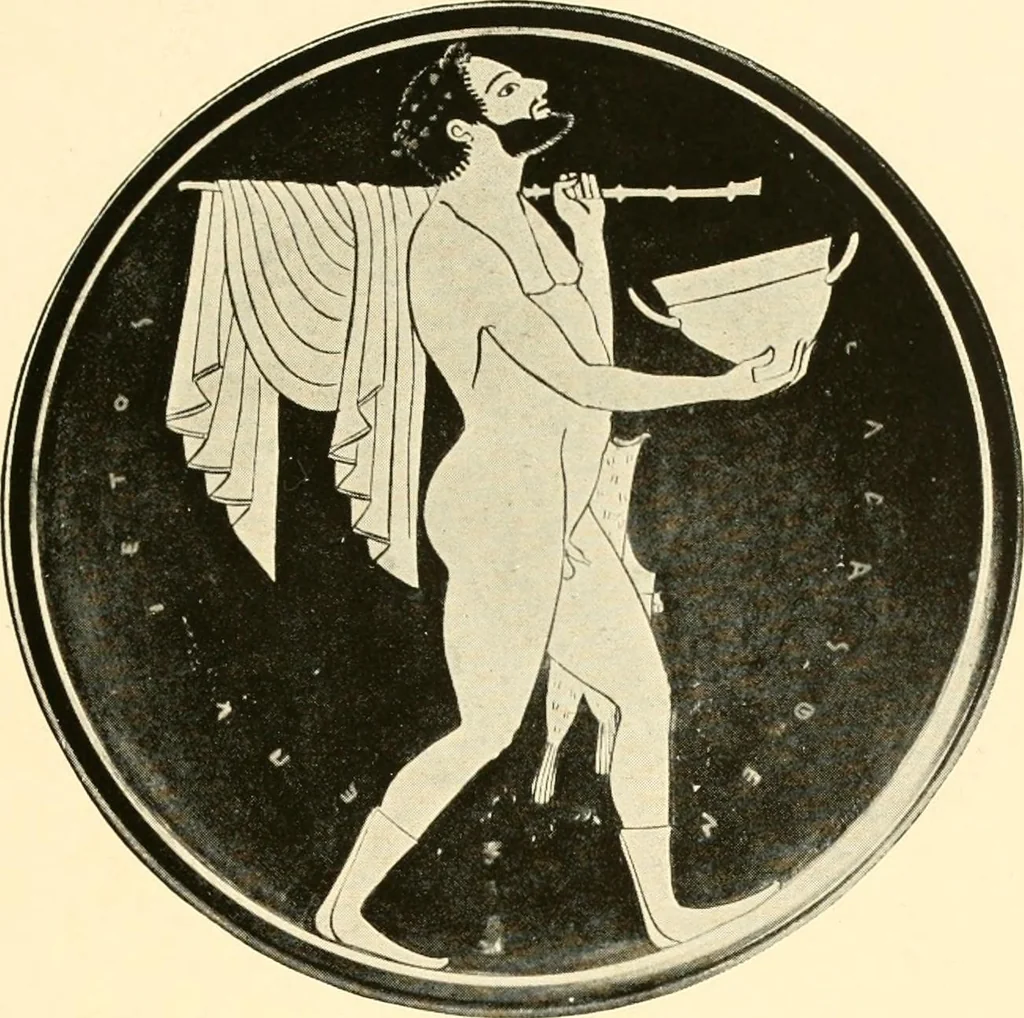 An illustration from A handbook of Attic red-figured vases signed by or attributed to the various masters of the sixth and fifth centuries B. C., 1919, leaf 353