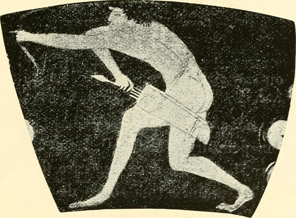 An illustration from A handbook of Attic red-figured vases signed by or attributed to the various masters of the sixth and fifth centuries B. C., 1919, leaf 355