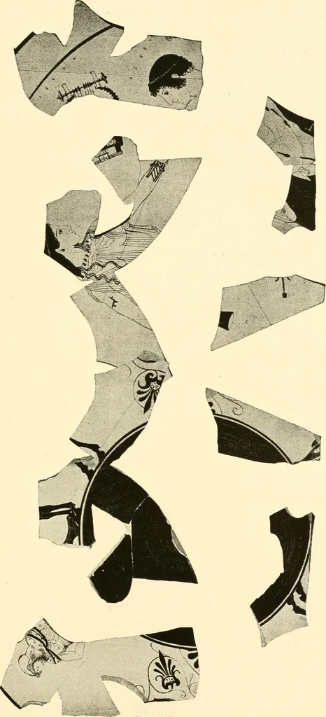 An illustration from A handbook of Attic red-figured vases signed by or attributed to the various masters of the sixth and fifth centuries B. C., 1919, leaf 409
