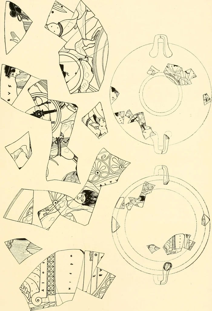 An illustration from A handbook of Attic red-figured vases signed by or attributed to the various masters of the sixth and fifth centuries B. C., 1919, leaf 411