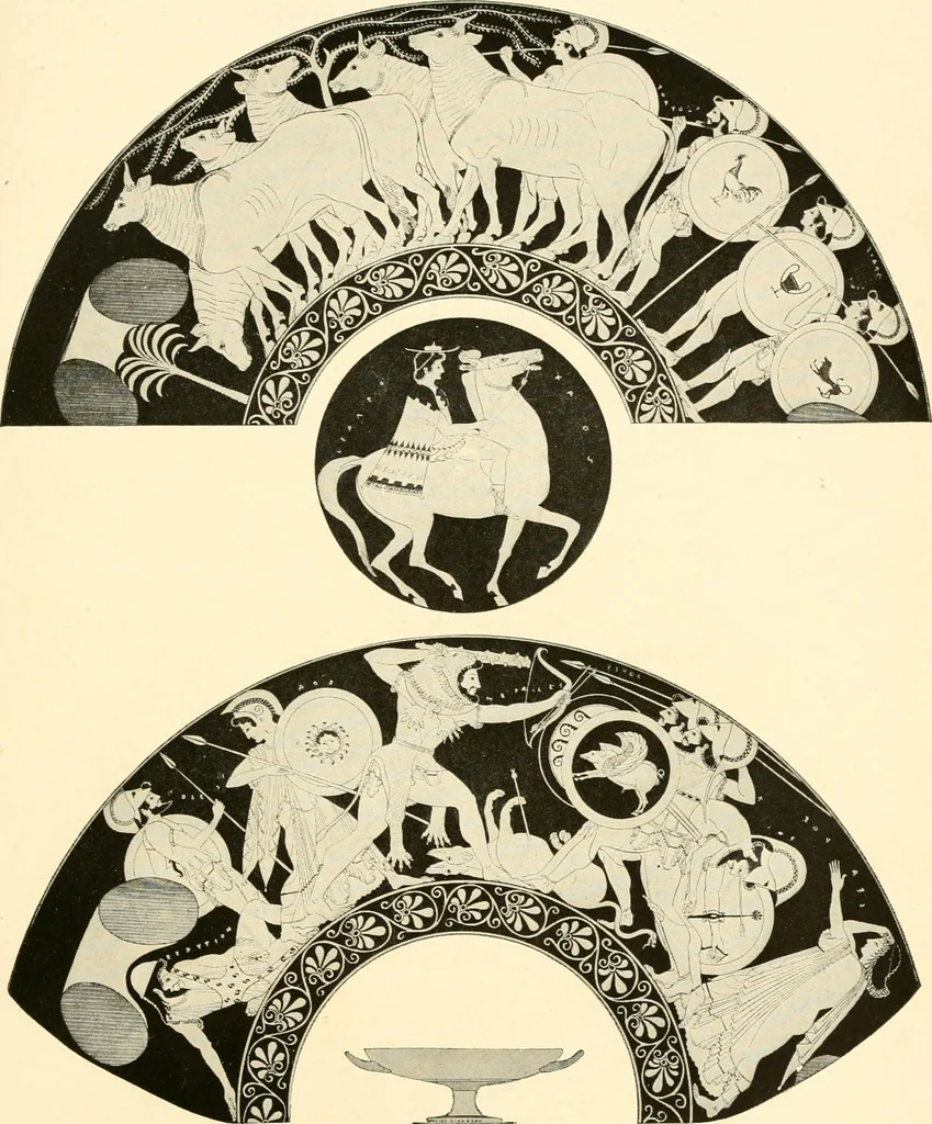 An illustration from A handbook of Attic red-figured vases signed by or attributed to the various masters of the sixth and fifth centuries B. C., 1919, leaf 419