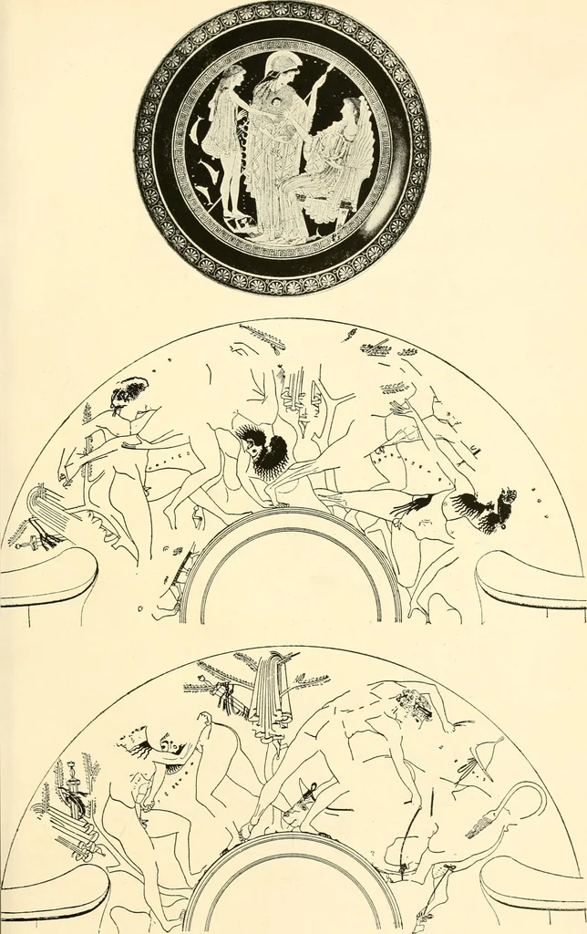 An illustration from A handbook of Attic red-figured vases signed by or attributed to the various masters of the sixth and fifth centuries B. C., 1919, leaf 427