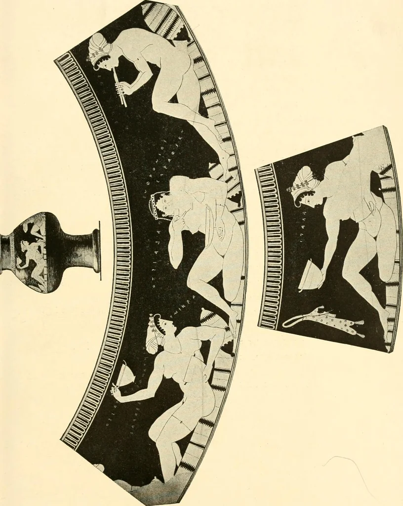 An illustration from A handbook of Attic red-figured vases signed by or attributed to the various masters of the sixth and fifth centuries B. C., 1919, leaf 433