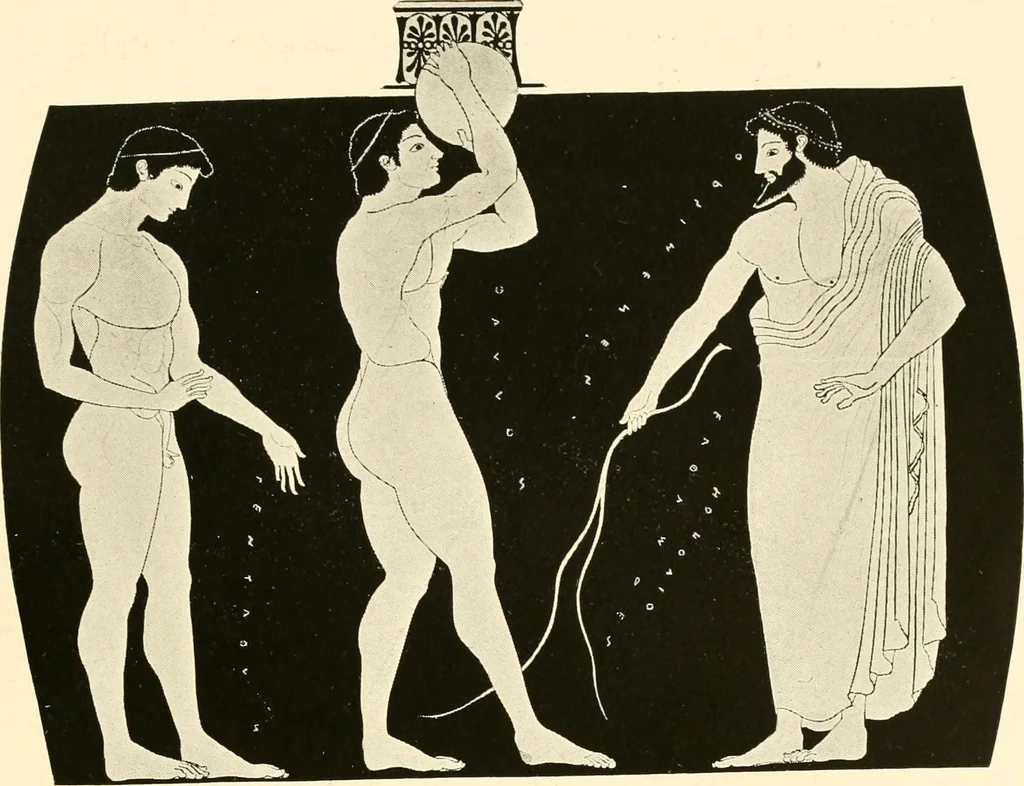An illustration from A handbook of Attic red-figured vases signed by or attributed to the various masters of the sixth and fifth centuries B. C., 1919, leaf 463