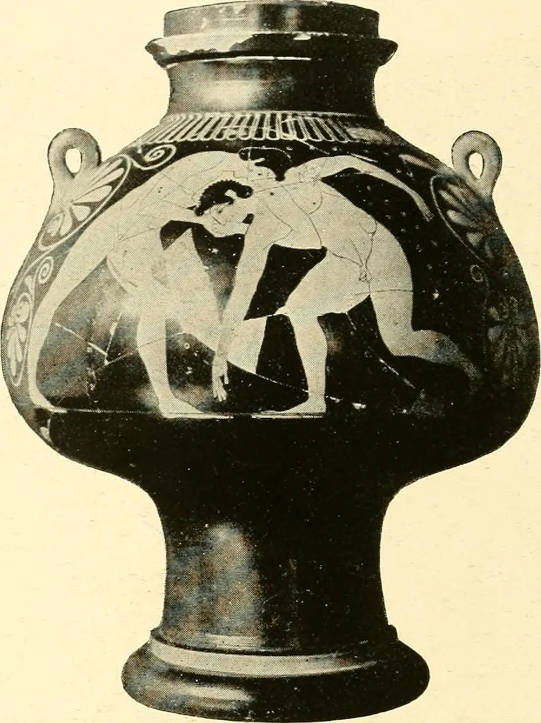 An illustration from A handbook of Attic red-figured vases signed by or attributed to the various masters of the sixth and fifth centuries B. C., 1919, leaf 464