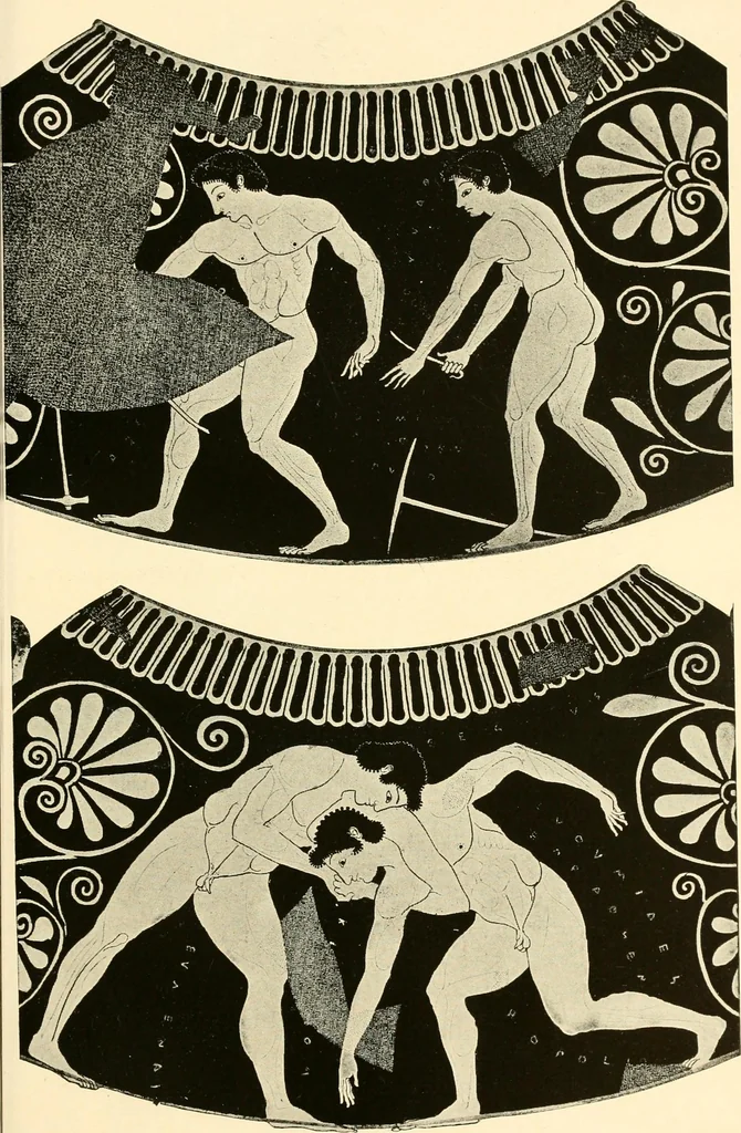 An illustration from A handbook of Attic red-figured vases signed by or attributed to the various masters of the sixth and fifth centuries B. C., 1919, leaf 465
