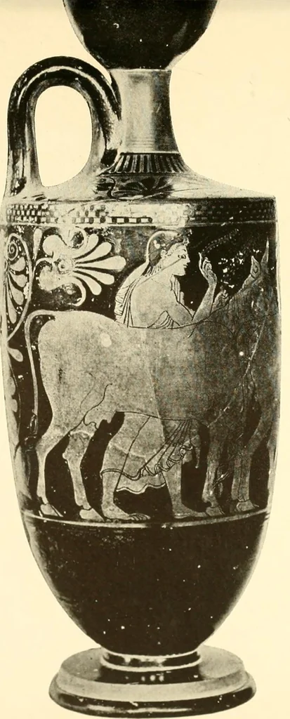 An illustration from A handbook of Attic red-figured vases signed by or attributed to the various masters of the sixth and fifth centuries B. C., 1919, leaf 491