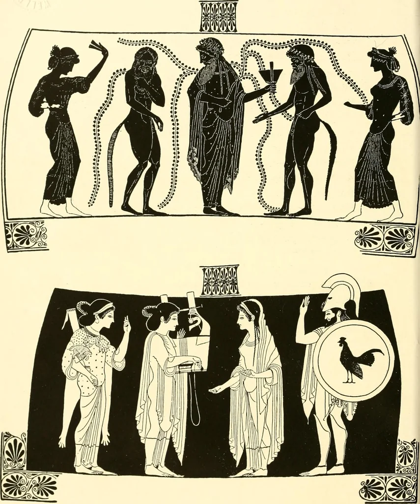 An illustration from A handbook of Attic red-figured vases signed by or attributed to the various masters of the sixth and fifth centuries B. C., 1919, leaf 62