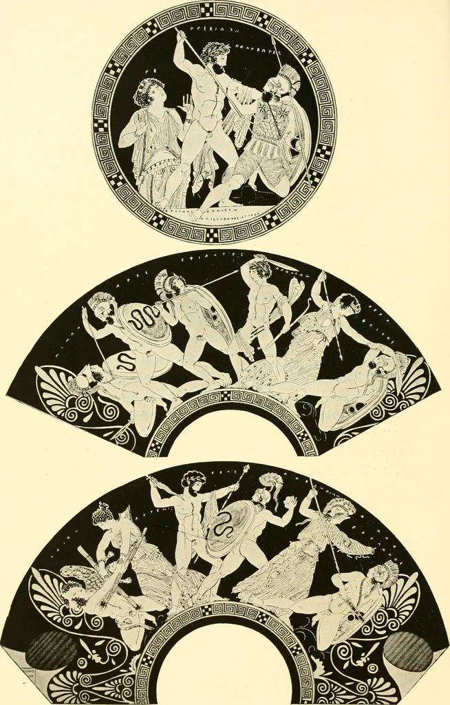 An illustration from A handbook of Attic red-figured vases signed by or attributed to the various masters of the sixth and fifth centuries B. C., 1919, leaf 78