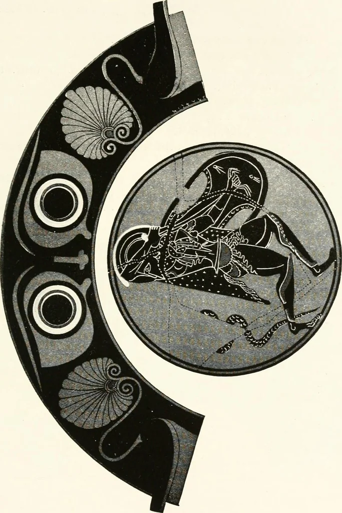 An illustration from A handbook of Attic red-figured vases signed by or attributed to the various masters of the sixth and fifth centuries B. C., 1919, leaf 124