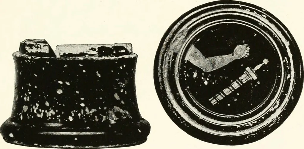 An illustration from A handbook of Attic red-figured vases signed by or attributed to the various masters of the sixth and fifth centuries B. C., 1919, leaf 184
