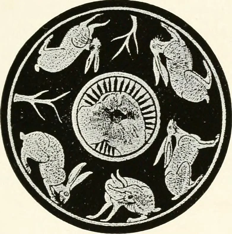 An illustration from A handbook of Attic red-figured vases signed by or attributed to the various masters of the sixth and fifth centuries B. C., 1919, leaf 186