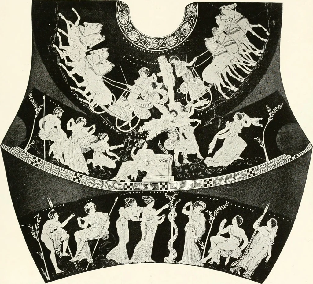 An illustration from A handbook of Attic red-figured vases signed by or attributed to the various masters of the sixth and fifth centuries B. C., 1919, leaf 190