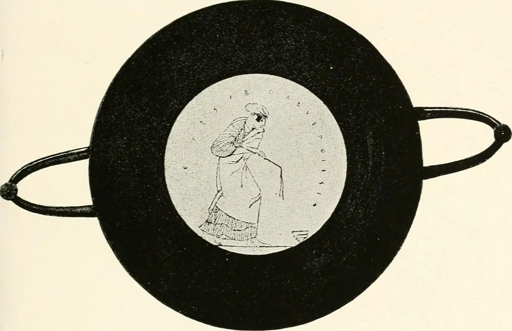 An illustration from A handbook of Attic red-figured vases signed by or attributed to the various masters of the sixth and fifth centuries B. C., 1919, leaf 20