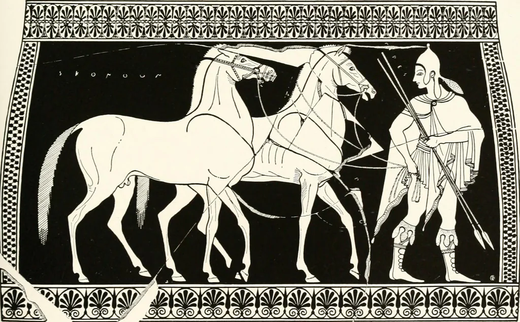 An illustration from A handbook of Attic red-figured vases signed by or attributed to the various masters of the sixth and fifth centuries B. C., 1919, leaf 214