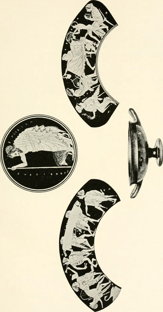 An illustration from A handbook of Attic red-figured vases signed by or attributed to the various masters of the sixth and fifth centuries B. C., 1919, leaf 22