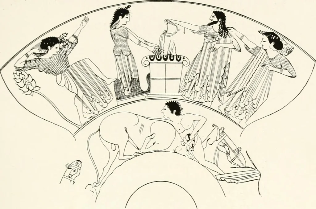 An illustration from A handbook of Attic red-figured vases signed by or attributed to the various masters of the sixth and fifth centuries B. C., 1919, leaf 238