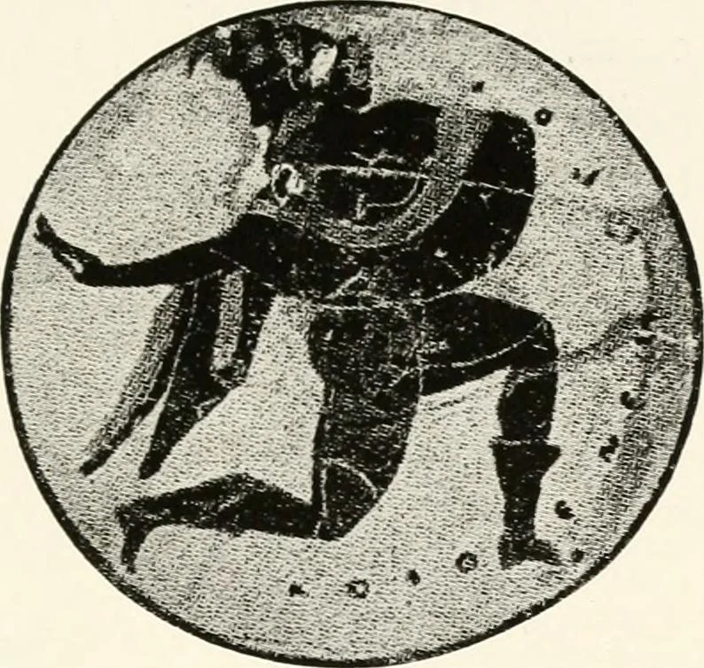 An illustration from A handbook of Attic red-figured vases signed by or attributed to the various masters of the sixth and fifth centuries B. C., 1919, leaf 240