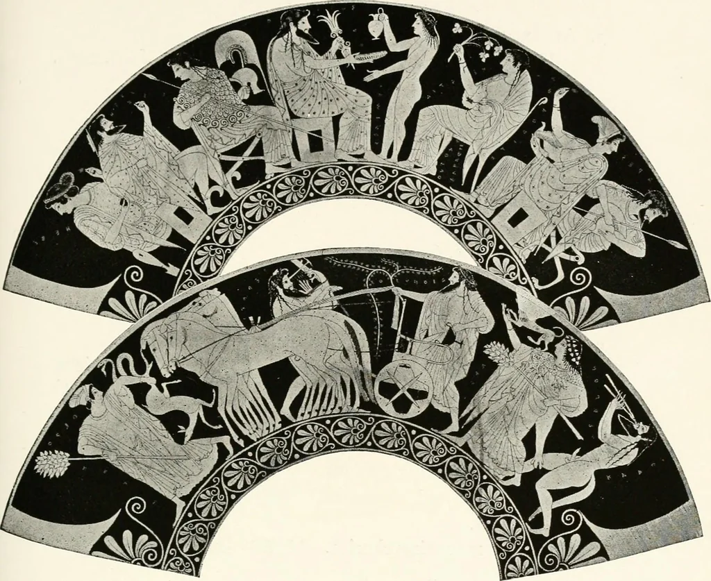 An illustration from A handbook of Attic red-figured vases signed by or attributed to the various masters of the sixth and fifth centuries B. C., 1919, leaf 262