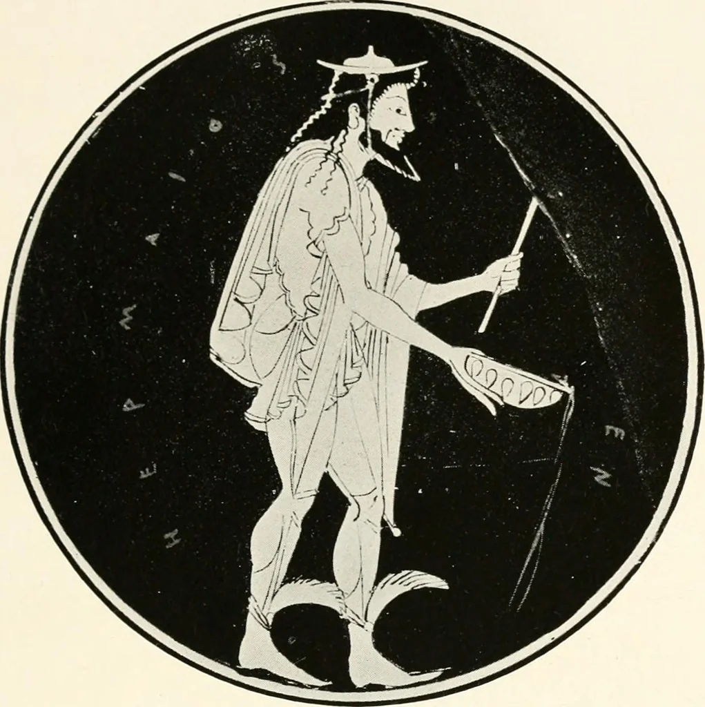 An illustration from A handbook of Attic red-figured vases signed by or attributed to the various masters of the sixth and fifth centuries B. C., 1919, leaf 28