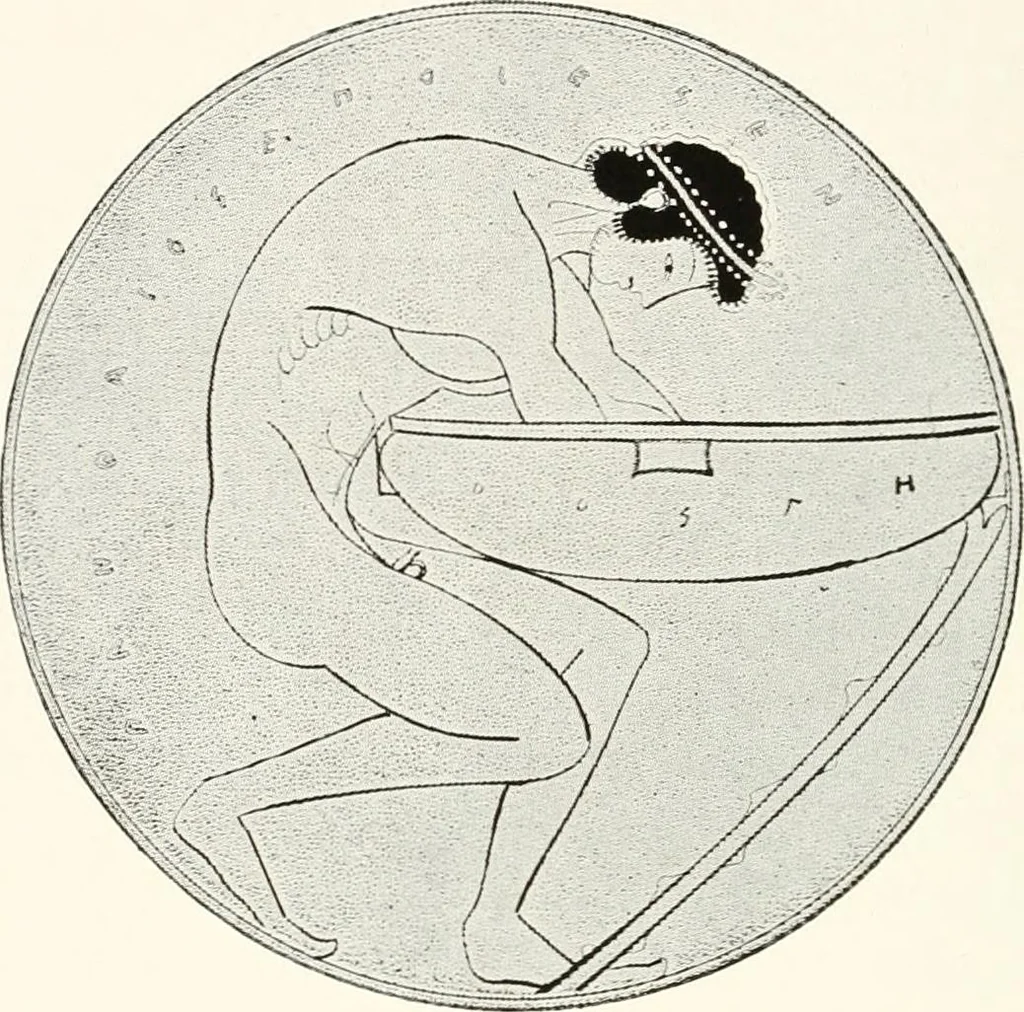 An illustration from A handbook of Attic red-figured vases signed by or attributed to the various masters of the sixth and fifth centuries B. C., 1919, leaf 289