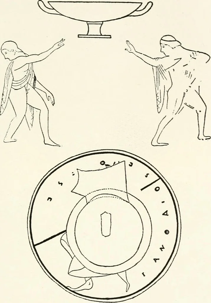 An illustration from A handbook of Attic red-figured vases signed by or attributed to the various masters of the sixth and fifth centuries B. C., 1919, leaf 292