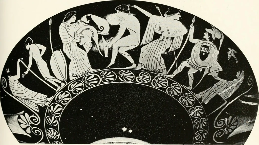 An illustration from A handbook of Attic red-figured vases signed by or attributed to the various masters of the sixth and fifth centuries B. C., 1919, leaf 294