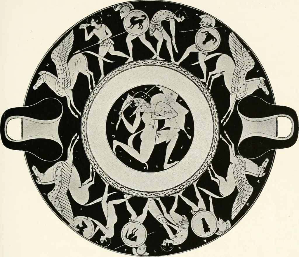 An illustration from A handbook of Attic red-figured vases signed by or attributed to the various masters of the sixth and fifth centuries B. C., 1919, leaf 296