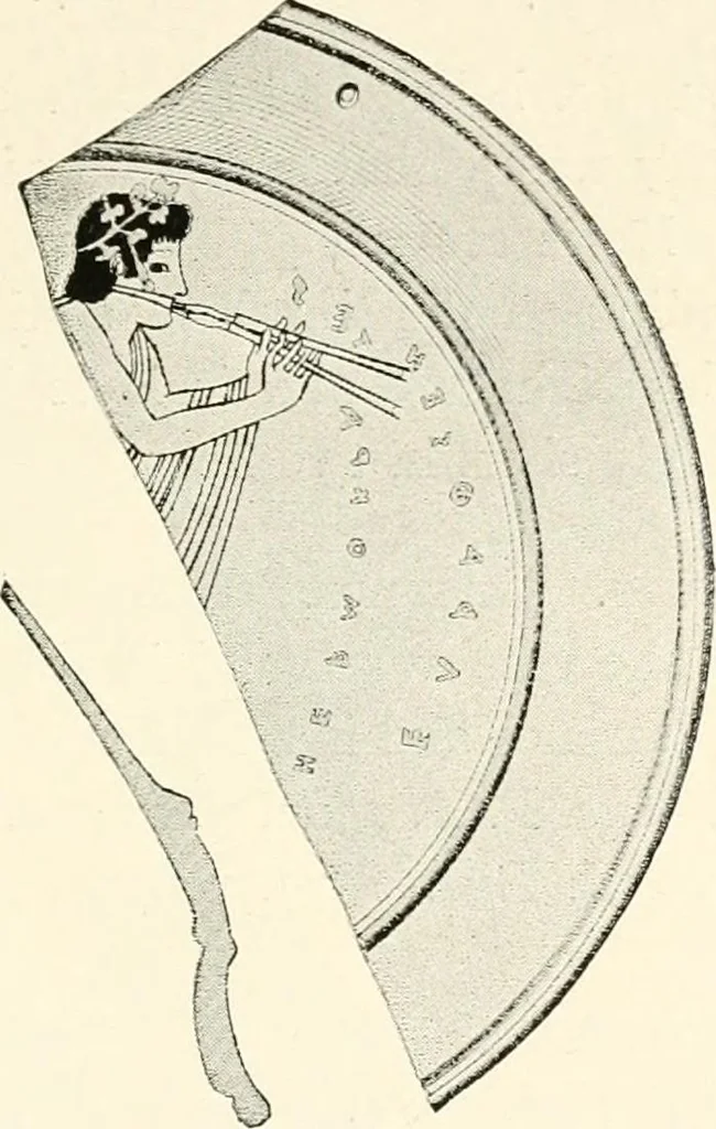 An illustration from A handbook of Attic red-figured vases signed by or attributed to the various masters of the sixth and fifth centuries B. C., 1919, leaf 30