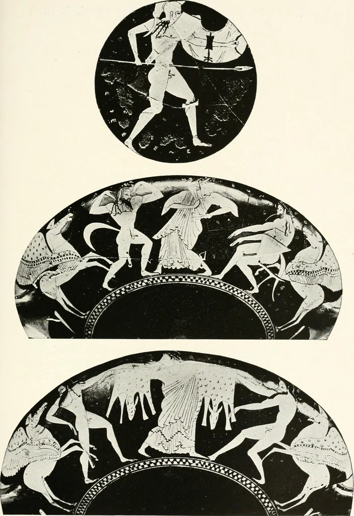 An illustration from A handbook of Attic red-figured vases signed by or attributed to the various masters of the sixth and fifth centuries B. C., 1919, leaf 300
