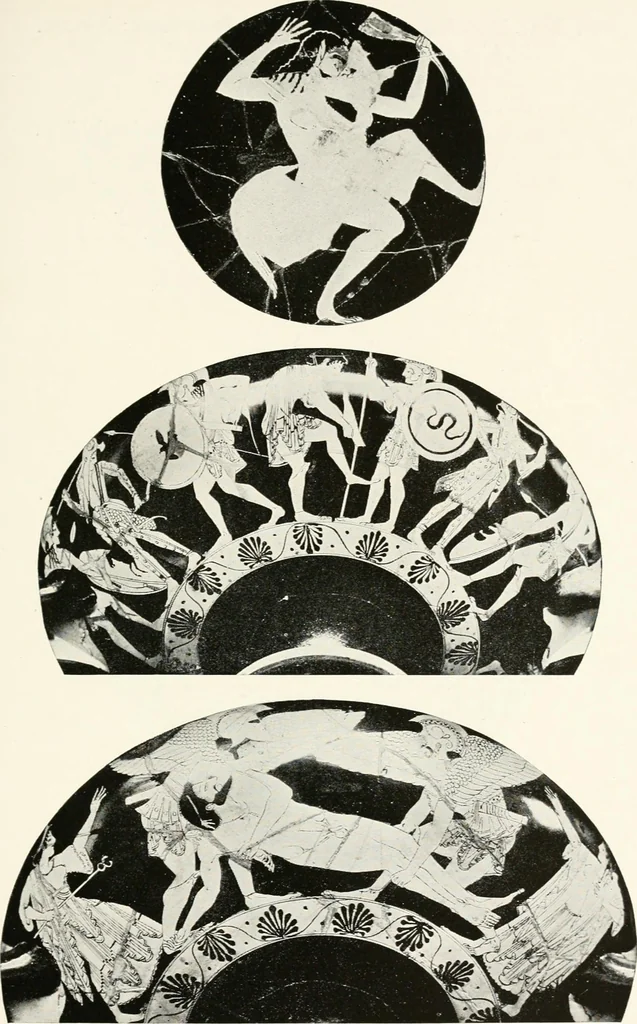 An illustration from A handbook of Attic red-figured vases signed by or attributed to the various masters of the sixth and fifth centuries B. C., 1919, leaf 302