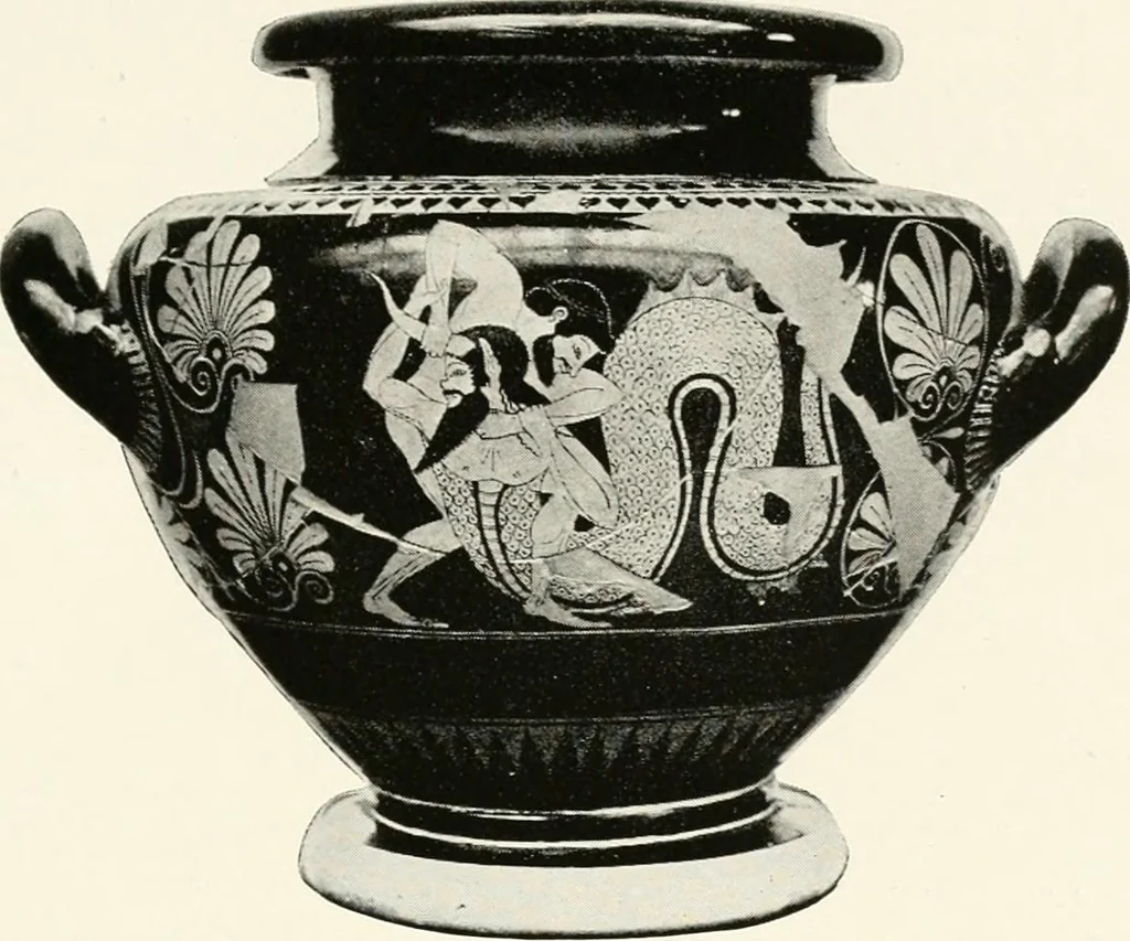 An illustration from A handbook of Attic red-figured vases signed by or attributed to the various masters of the sixth and fifth centuries B. C., 1919, leaf 304