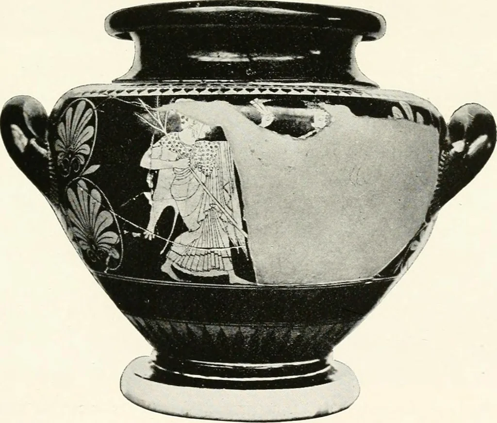 An illustration from A handbook of Attic red-figured vases signed by or attributed to the various masters of the sixth and fifth centuries B. C., 1919, leaf 304