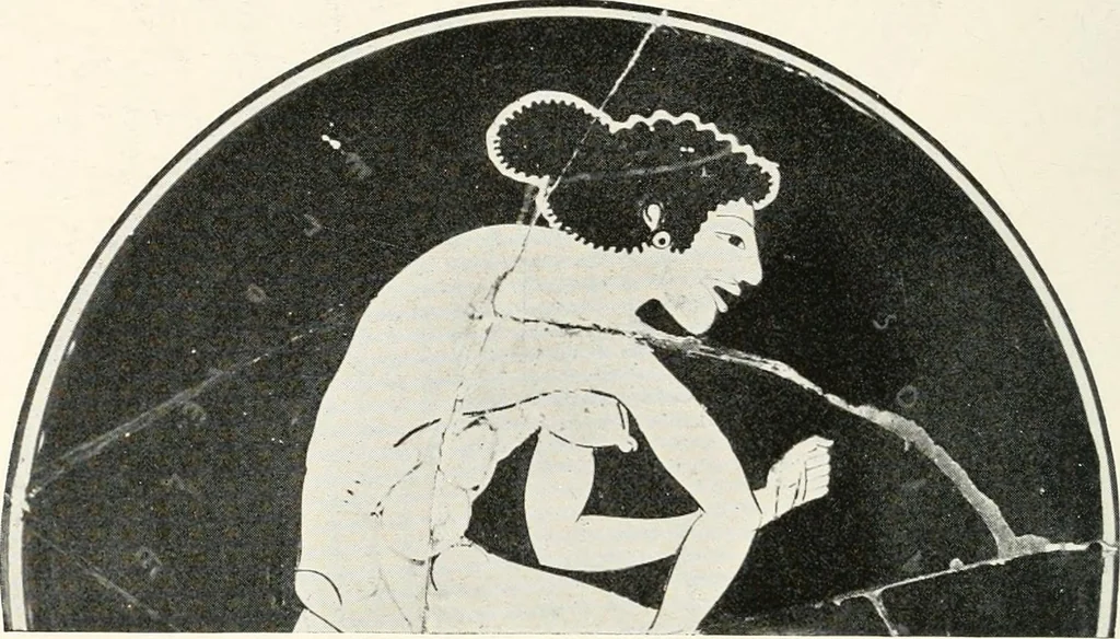 An illustration from A handbook of Attic red-figured vases signed by or attributed to the various masters of the sixth and fifth centuries B. C., 1919, leaf 305