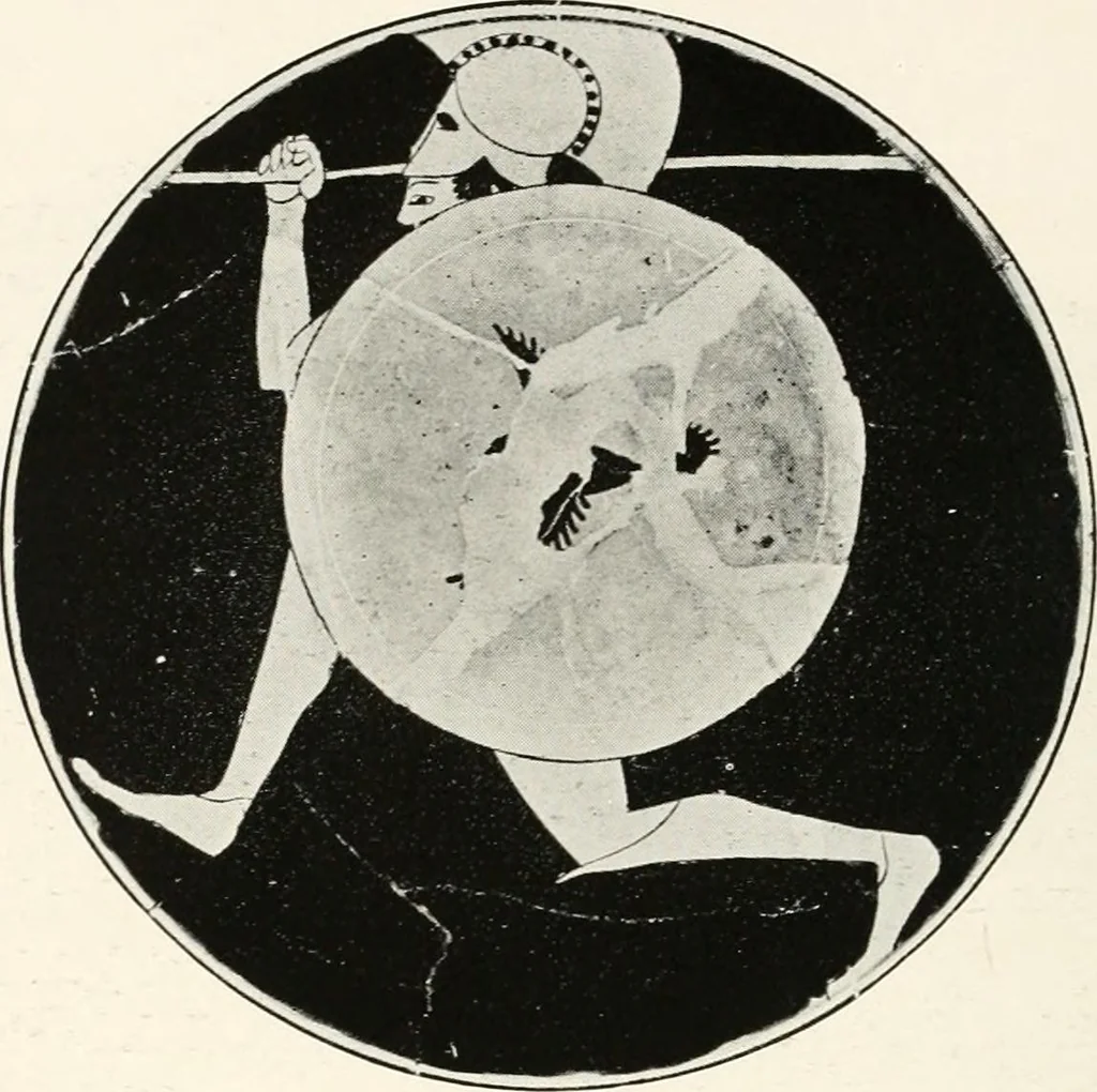 An illustration from A handbook of Attic red-figured vases signed by or attributed to the various masters of the sixth and fifth centuries B. C., 1919, leaf 307